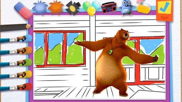 Медведь и лемминги - Grizzy and the lemmings. Let's Create with Zlata Game Time смотреть онлайн