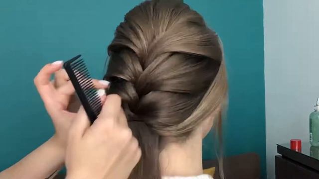 Как сделать причёску из коротких волос? свадебная причёска 2021? Beautiful bridal hairstyle смотреть онлайн