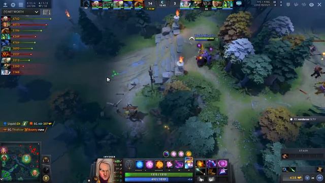 Dota 2 miracle invoker gameplay - liquid vs sg game 1 SL i-league Invitational season 3 смотреть онлайн