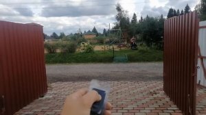 Работа привода распашных ворот swing 4000