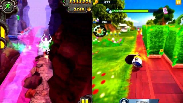 Temple Run 2 Winter Wasteland SCARLETT FOX VS Minion Rush: Праздник Валентина! Кто круче? смотреть онлайн