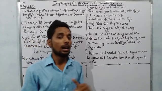 Affirmative to Negative Transfromation || Interchange of Affirmative and Negative Sentences || смотреть онлайн