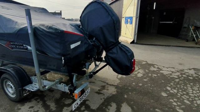 Переделка нового тента под роульс и устранение ошибок! наш сайт tentnalodku.ru #boatcover смотреть онлайн