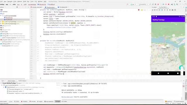 ч3 (Построение маршрута, Получение геолокации) Android Работа с картами OSMdroid смотреть онлайн