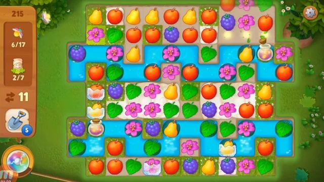 Gardenscapes Level 215.