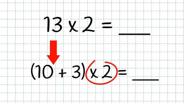 [3-MINUTE LESSON] Math: Multiplication Using Distributive Property