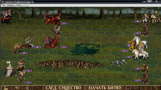 #101 Heroes III Armageddets Tanechka Один дракон против всей армии смотреть онлайн