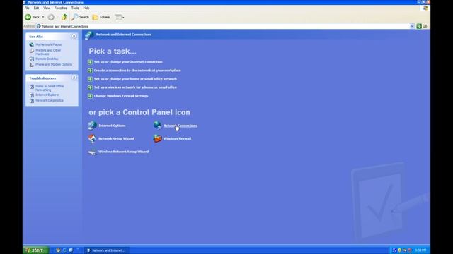 Enable Or Disable Network Connection In Windows XP