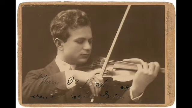 Mischa Elman plays Paganini's 24th Caprice (Elman's arrangement) смотреть онлайн