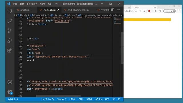 Getting Started with Bootstrap 5: Part 3, Utility Classes смотреть онлайн
