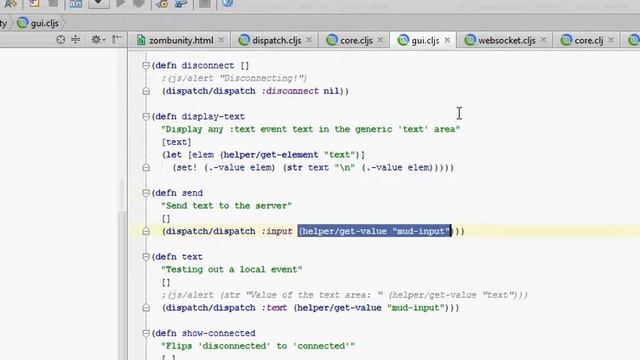 Zombunity MUD: Tutorial of WebSockets with Clojure, Webbit, Google Closure and ClojureScript смотреть онлайн