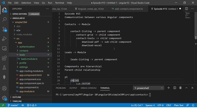 Angular 10 Tutorial #15 - Component Communication | Angular 10 Tutorial For Beginners смотреть онлайн