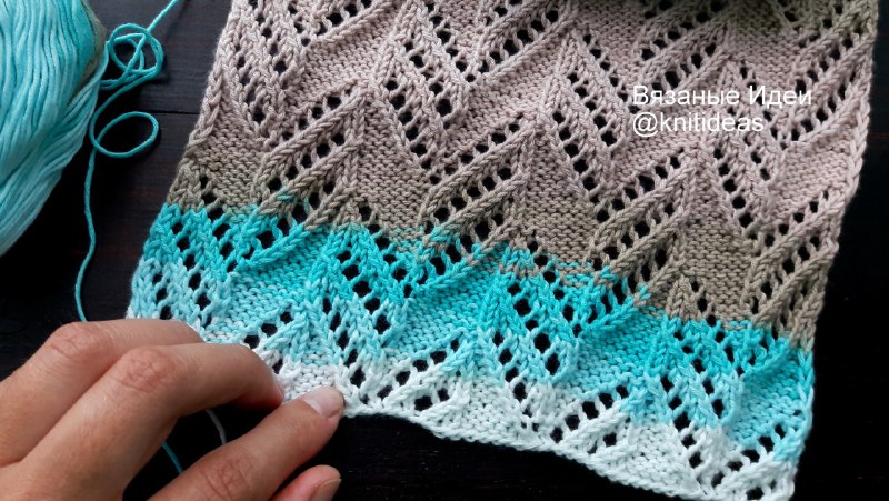 Потрясающий узор спицами для летнего кардигана! смотреть онлайн