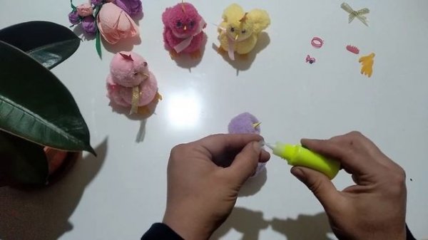 DIY Цыплёнок из полотенца / Towel chicken