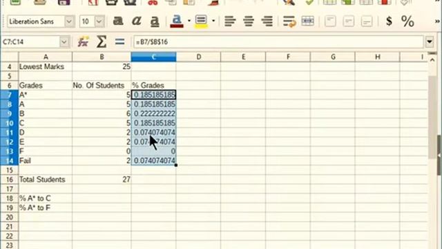 Libreoffice Calc Format as Percentage смотреть онлайн