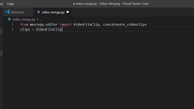 Merge Video Using Python смотреть онлайн