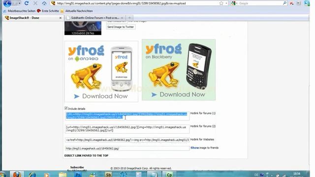 How to post an image to forum. [imageshack.us ] ( siddharth-online.com team ) смотреть онлайн
