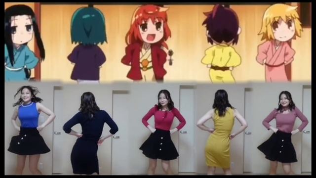 Joshiraku - Nippon Egao Hyakkei | Dance Cover смотреть онлайн