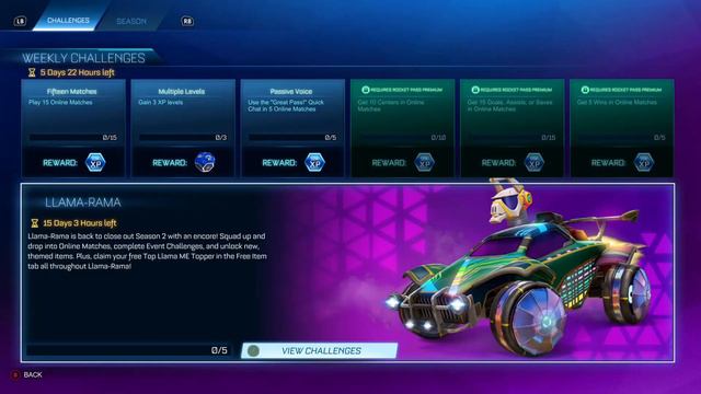 How To Get All FREE FORTNITE ROCKET LEAGUE REWARDS (How To Do All LLAMA RAMA Challenges) смотреть онлайн
