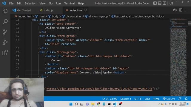 Node.js FFMPEG WASM Project to Build Audio & Video Converter in Browser Using Javascript смотреть онлайн
