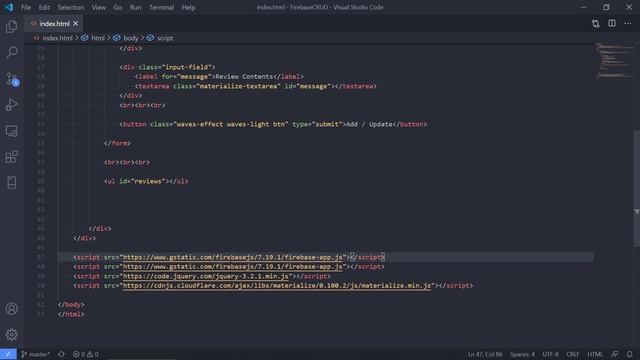 Firebase Realtime DB CRUD Web App Tutorial - 03 - Firebase setup смотреть онлайн