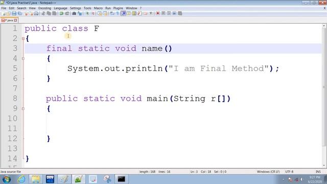 Final Keyword java || Uses Final Class Method (Urdu/Hindi) (Jawad Aslam) смотреть онлайн