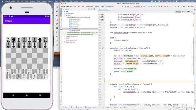 Android Chess 020: Overriding onTouchEvent(..) method in ChessView смотреть онлайн