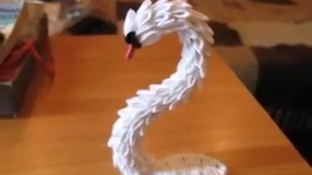 Мастер класс Лебедь канзаши Master Class Swan kanzashi смотреть онлайн