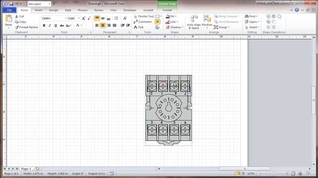 Visio 2010 Connectors and Connection Points Tutorial - Wiring Diagrams смотреть онлайн