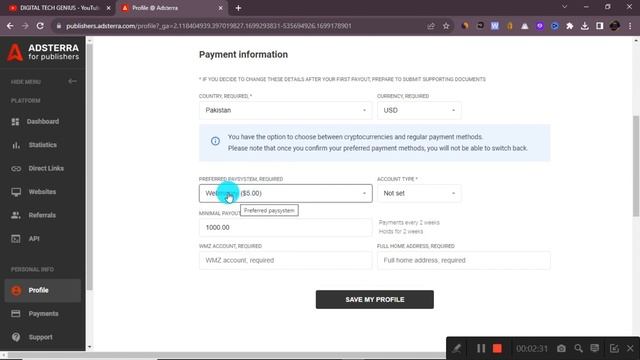 Adsterra Earned 200$ | Live withdraw | How To Withdraw From Adsterra New Earning Strategy Ali Subha смотреть онлайн
