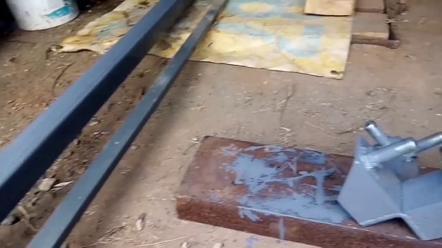 Откатные ворота. Система Якселя. смотреть онлайн