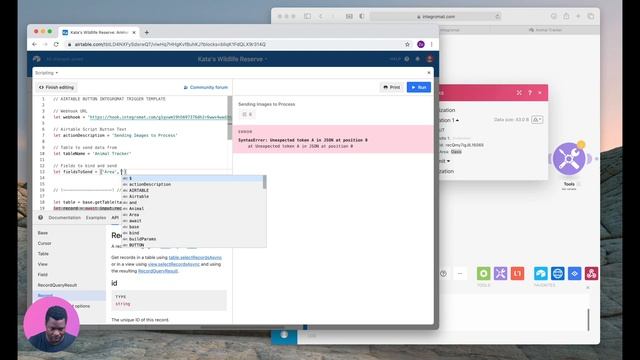 Trigger Integromat Scenario's with Airtable Button Field using Webhooks смотреть онлайн