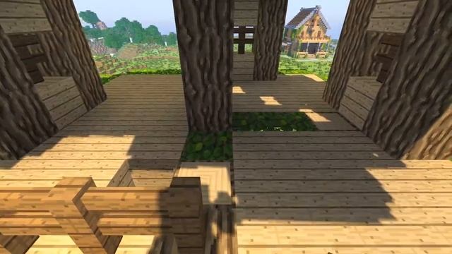 Дом на дереве в Майнкрафт - Как построить? Скачать карту Minecraft смотреть онлайн