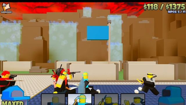 Roblox The Battle Bricks - Ultimate Paintball (Standard) смотреть онлайн