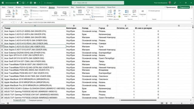 Частые ошибки при работе в Excel. Интенсив по Excel