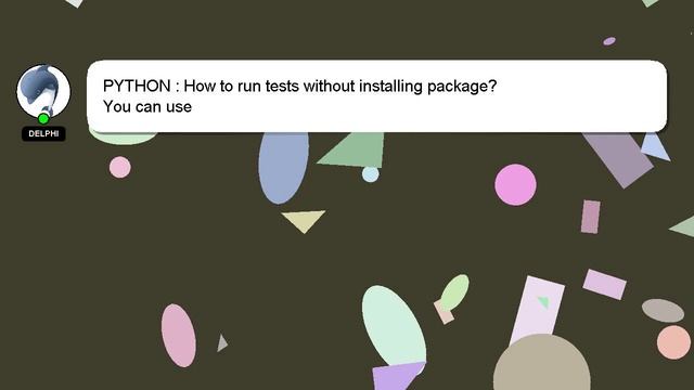 PYTHON : How to run tests without installing package? смотреть онлайн