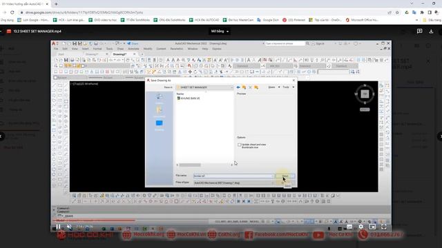 [hoccokhi] Giáo trình tự học AutoCAD Mechanical - thiết kế cơ khí смотреть онлайн