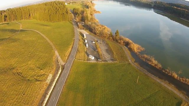 Niedersonhofenersee. Нижнее Зонтхофенское озеро. Зима 10 Января 2018. смотреть онлайн