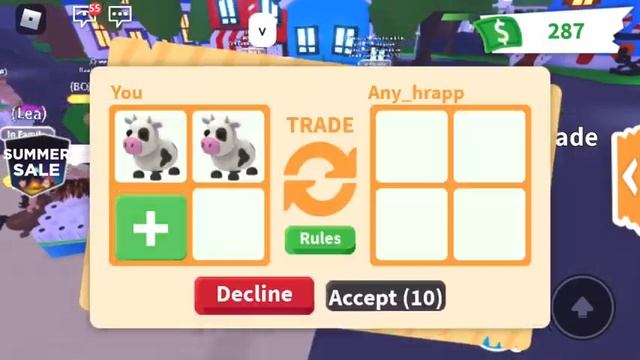 САМЫЕ ГОДНЫЕ ТРЕЙДЫ! В Adopt Me/Roblox смотреть онлайн