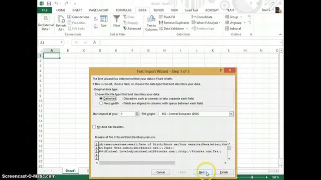 AJAX Register CSV Excel import смотреть онлайн