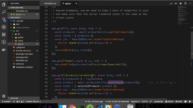 Server side rendering React смотреть онлайн