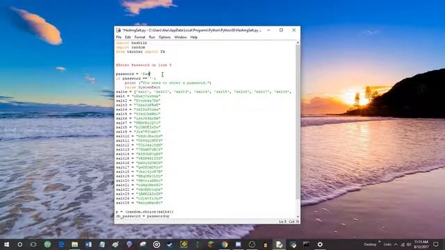 Salt Hashing with Python смотреть онлайн