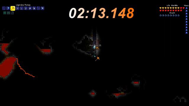 Best Pickaxe! Fastest Dig To Hell (Medium Map) - Terraria 1.2.4 смотреть онлайн