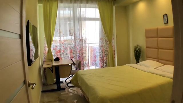 0682. Аренда 1,5 комн. с балконом на Черноморской 6. Сочи. АльфаАпартаменты смотреть онлайн