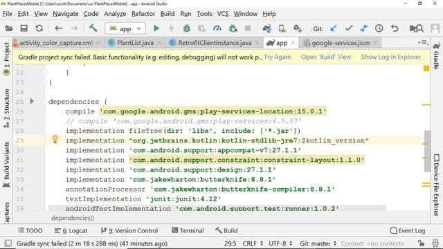 Fixing Android Gradle Plugin Kotlin version 1.3.0 смотреть онлайн