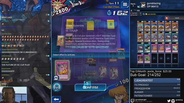 [Yu-Gi-Oh! Duel Links] 400 IQ PLAY | XYZ Union Scramble | *50000* смотреть онлайн