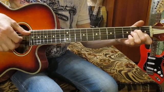 Над рекою туман -Ю. Саульский (как играть на гитаре аккорды) смотреть онлайн