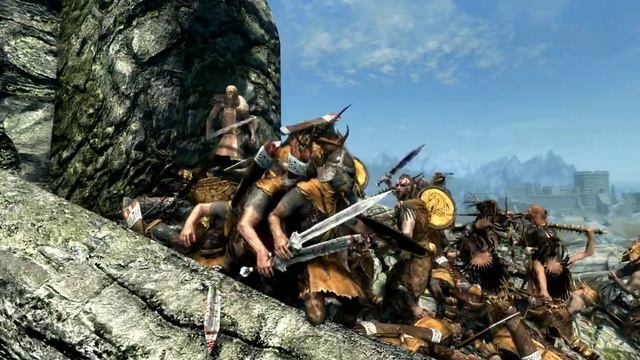 50 men of Forsworn army VS 50 men of Whiterun army SKYRIM смотреть онлайн
