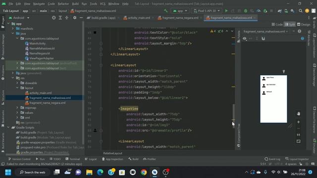 Tutorial Membuat TabLayout & ViewPager2 - Android Studio Kotlin смотреть онлайн