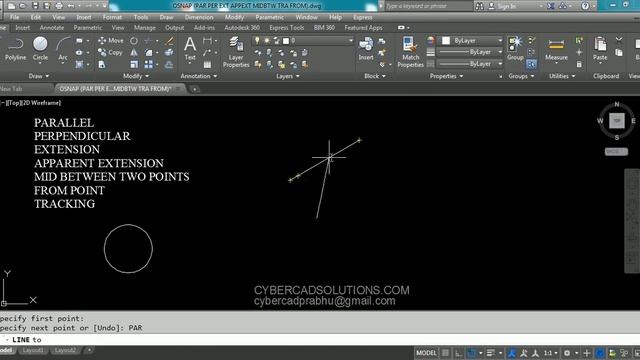 What is Object Snap and How to use Object Snap in AutoCAD смотреть онлайн
